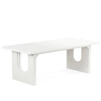 70.89 Rectangle Dining Table for 6-8 People, Modern Simple Wood Kitchen Table
