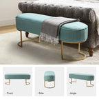 Banc large Justo 48 avec piètement en métal