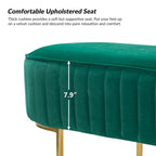 Banc large Justo 48 avec piètement en métal