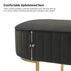 Banc large Justo 48 avec piètement en métal