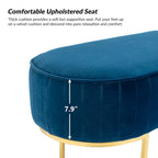 Banc large Justo 48 avec piètement en métal