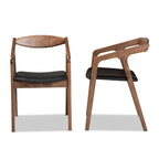 Ensemble de 2 chaises de salle à manger modernes Harland Mid-Century