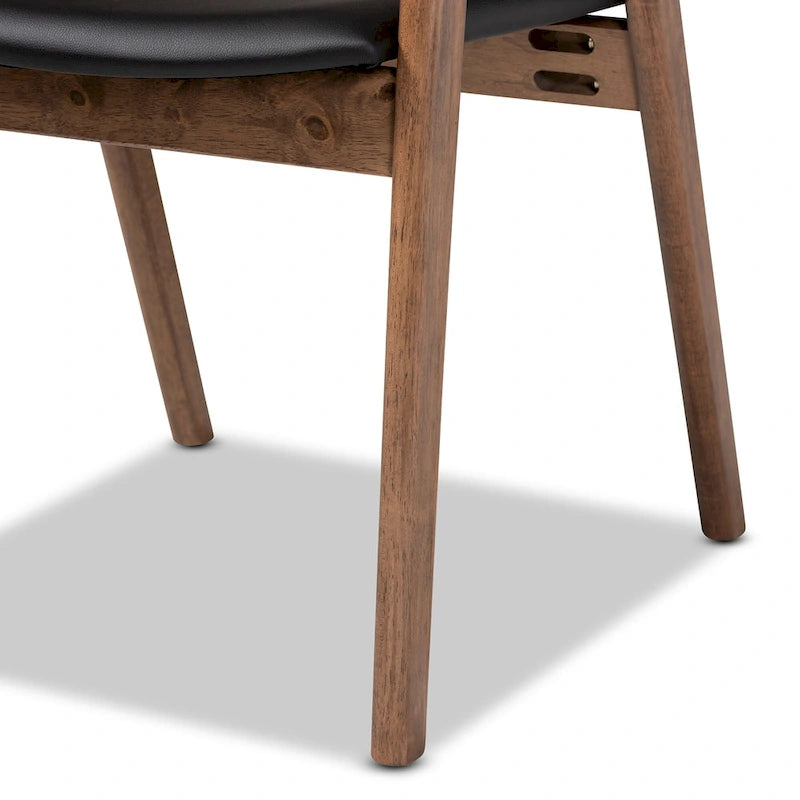 Ensemble de 2 chaises de salle à manger modernes Harland Mid-Century