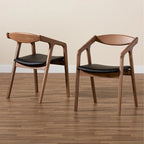Ensemble de 2 chaises de salle à manger modernes Harland Mid-Century