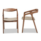 Ensemble de 2 chaises de salle à manger modernes Harland Mid-Century