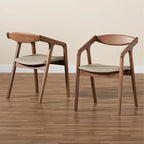 Ensemble de 2 chaises de salle à manger modernes Harland Mid-Century