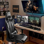 Homall Ergonomic Faux Leather Adjustable Swivel Office Gaming Chair