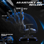 Homall Ergonomic Faux Leather Adjustable Swivel Office Gaming Chair