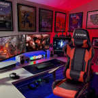 Homall Ergonomic Faux Leather Adjustable Swivel Office Gaming Chair