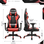 Homall Ergonomic Faux Leather Adjustable Swivel Office Gaming Chair