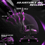 Homall Ergonomic Faux Leather Adjustable Swivel Office Gaming Chair