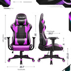 Homall Ergonomic Faux Leather Adjustable Swivel Office Gaming Chair