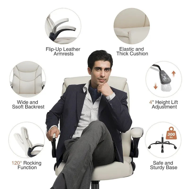 Executive Ergonomic High Back Office Desk Chair