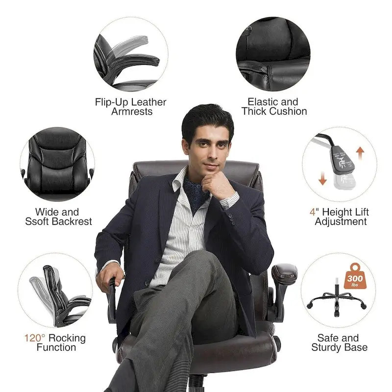 Executive Ergonomic High Back Office Desk Chair