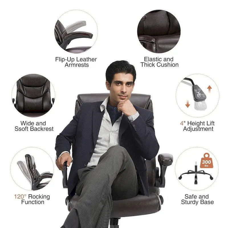Executive Ergonomic High Back Office Desk Chair