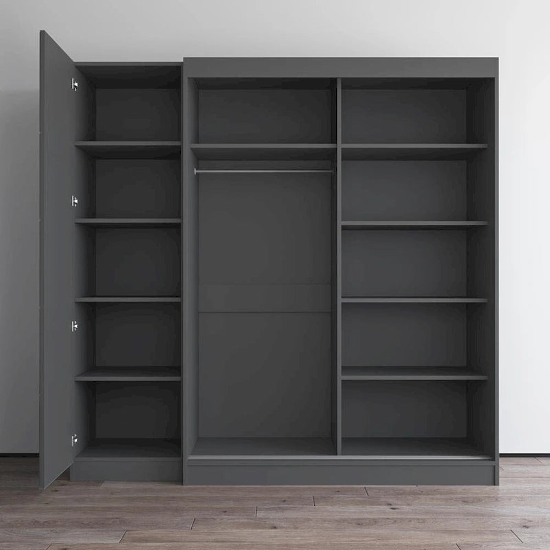 Armoire Aria 2D-EX avec 1 miroir