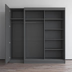 Armoire Aria 2D-EX avec 1 miroir