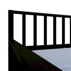 Lit de repos classique en bois de taille double CraftPorch avec lit gigogne