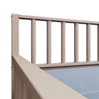 Lit de repos classique en bois de taille double CraftPorch avec lit gigogne