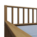 Lit de repos classique en bois de taille double CraftPorch avec lit gigogne