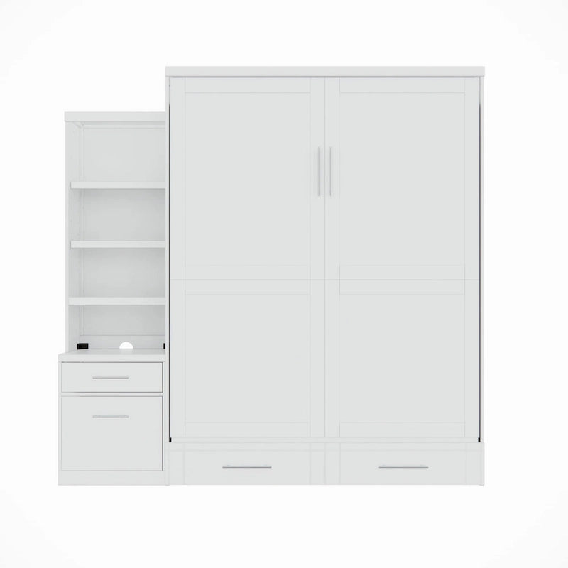 Brentwood Queen Murphy Bed with One Pier