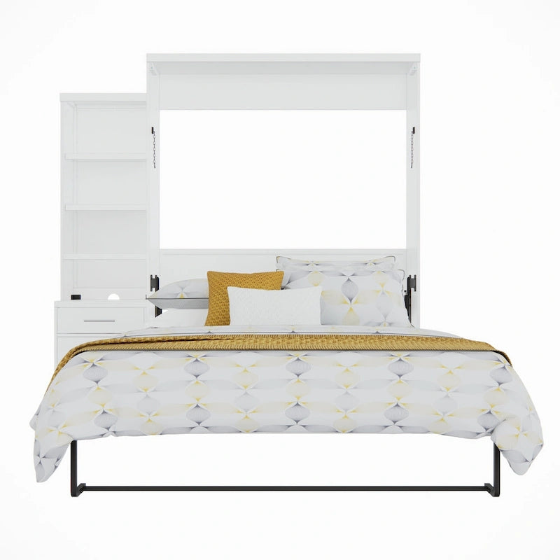 Brentwood Queen Murphy Bed with One Pier