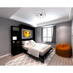 Brentwood Queen Murphy Bed with One Pier