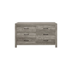 Ensemble de chambre à coucher 3 pièces Tabina gris, style moderne