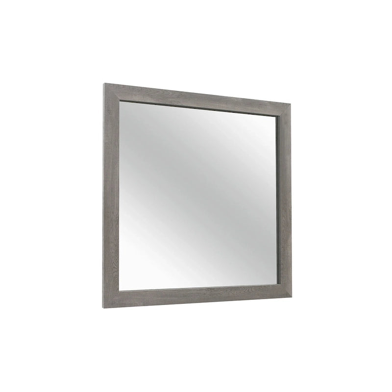 Ensemble de chambre à coucher 3 pièces Tabina gris, style moderne