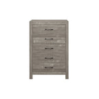 Ensemble de chambre à coucher 3 pièces Tabina gris, style moderne