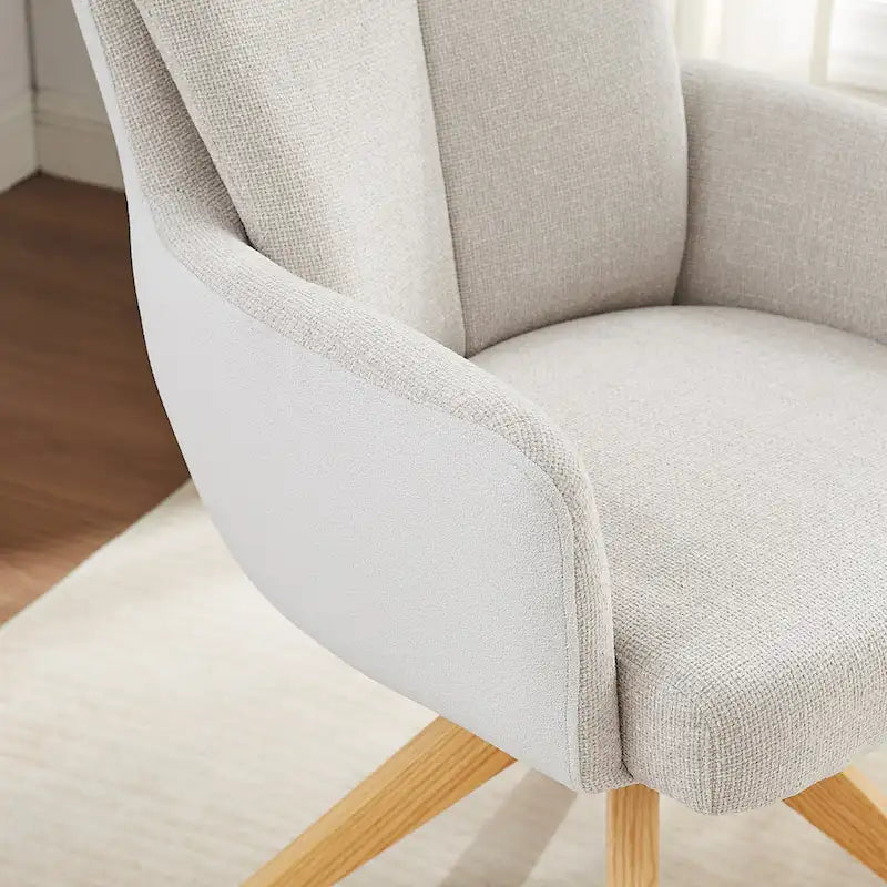 Art Leon Mid-century Modern Swivel Home Office Desk Chair