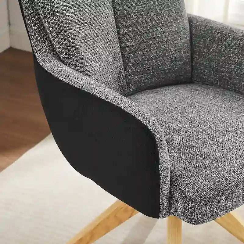 Art Leon Mid-century Modern Swivel Home Office Desk Chair