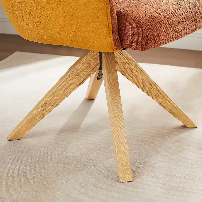 Art Leon Mid-century Modern Swivel Home Office Desk Chair
