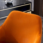 Home Office Chair With Gold Metal Legs
