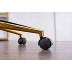 Home Office Chair With Gold Metal Legs