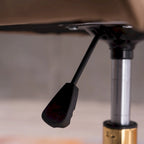 Home Office Chair With Gold Metal Legs