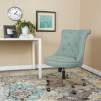 Chaise de bureau capitonnée Joliet Porch & Den