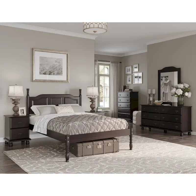 100% Solid Wood Kyle Platform Bed by Palace Imports