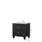 Gaylene 5 Piece Black LED Bookcase Panel Bedroom Set