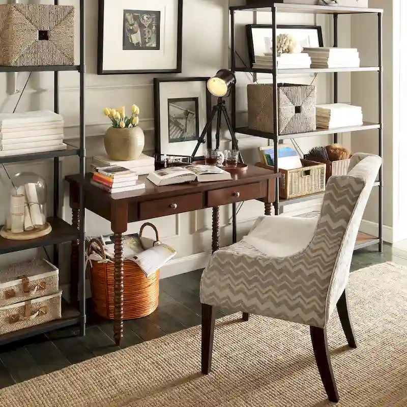 Lyndale 2-Drawer Helix Legs Office Desk by iNSPIRE Q Bold