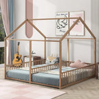 Metal House Platform Beds Two Shared Beds Two Shared Beds