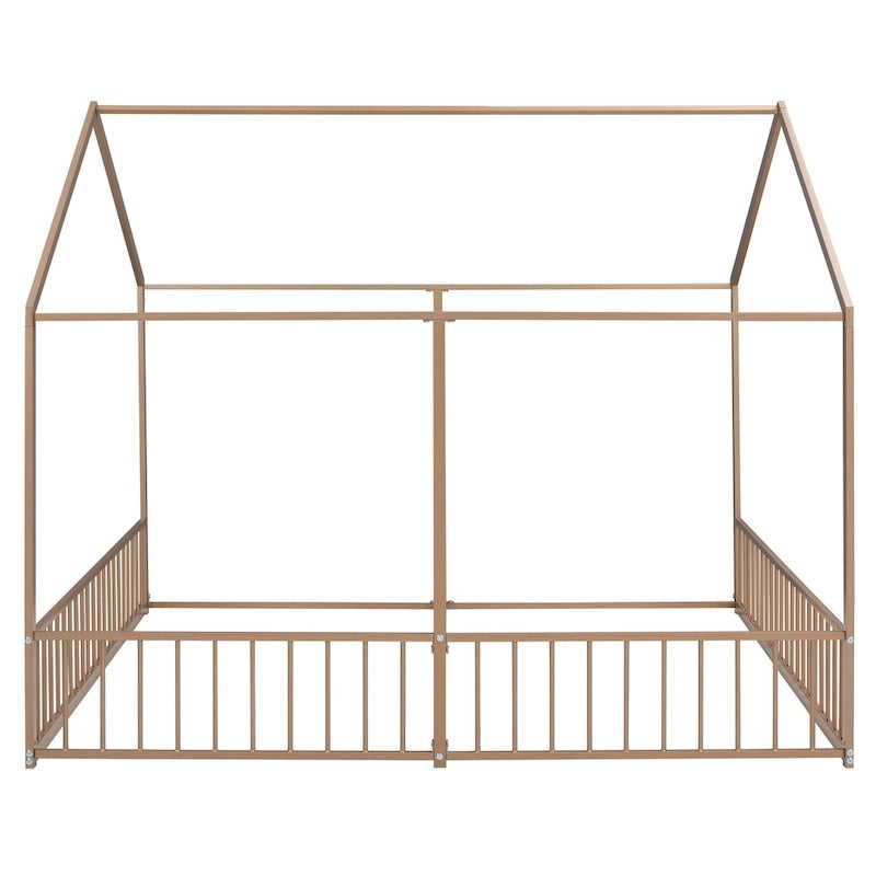 Metal House Platform Beds Two Shared Beds Two Shared Beds