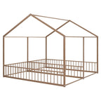 Metal House Platform Beds Two Shared Beds Two Shared Beds