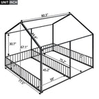 Metal House Platform Beds Two Shared Beds Two Shared Beds