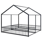 Metal House Platform Beds Two Shared Beds Two Shared Beds