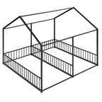 Metal House Platform Beds Two Shared Beds Two Shared Beds