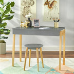 Simple Living Riley Desk and Stool Set