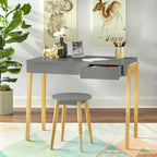 Simple Living Riley Desk and Stool Set