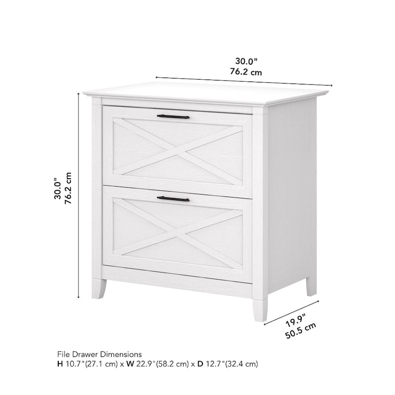 Key West 2 Drawer Lateral File Cabinet by Bush Furniture