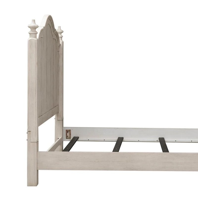 Farmhouse Reimagined Antique White Queen Poster Headboard
